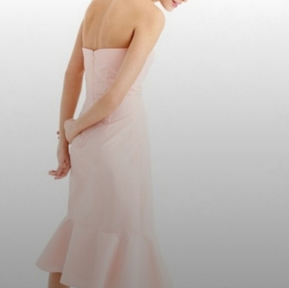 JCREW | STRAPLESS BABY PINK DRESS - Picture 3 of 3